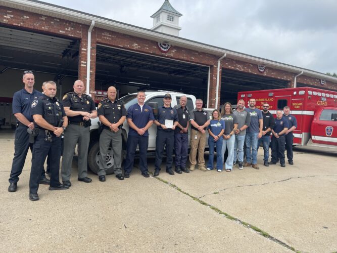Gulfport donates pickup to Cumberland Trail Fire District